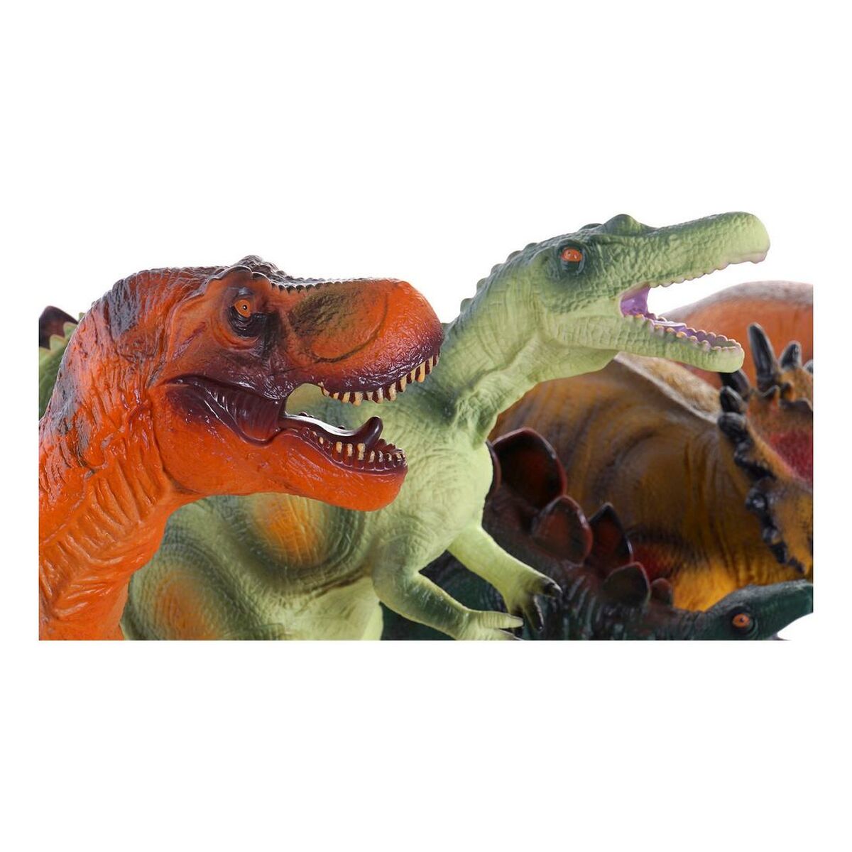 Dinossauro DKD Home Decor 6 Unidades 48 x 23 x 34,5 cm Macio - EcoNest