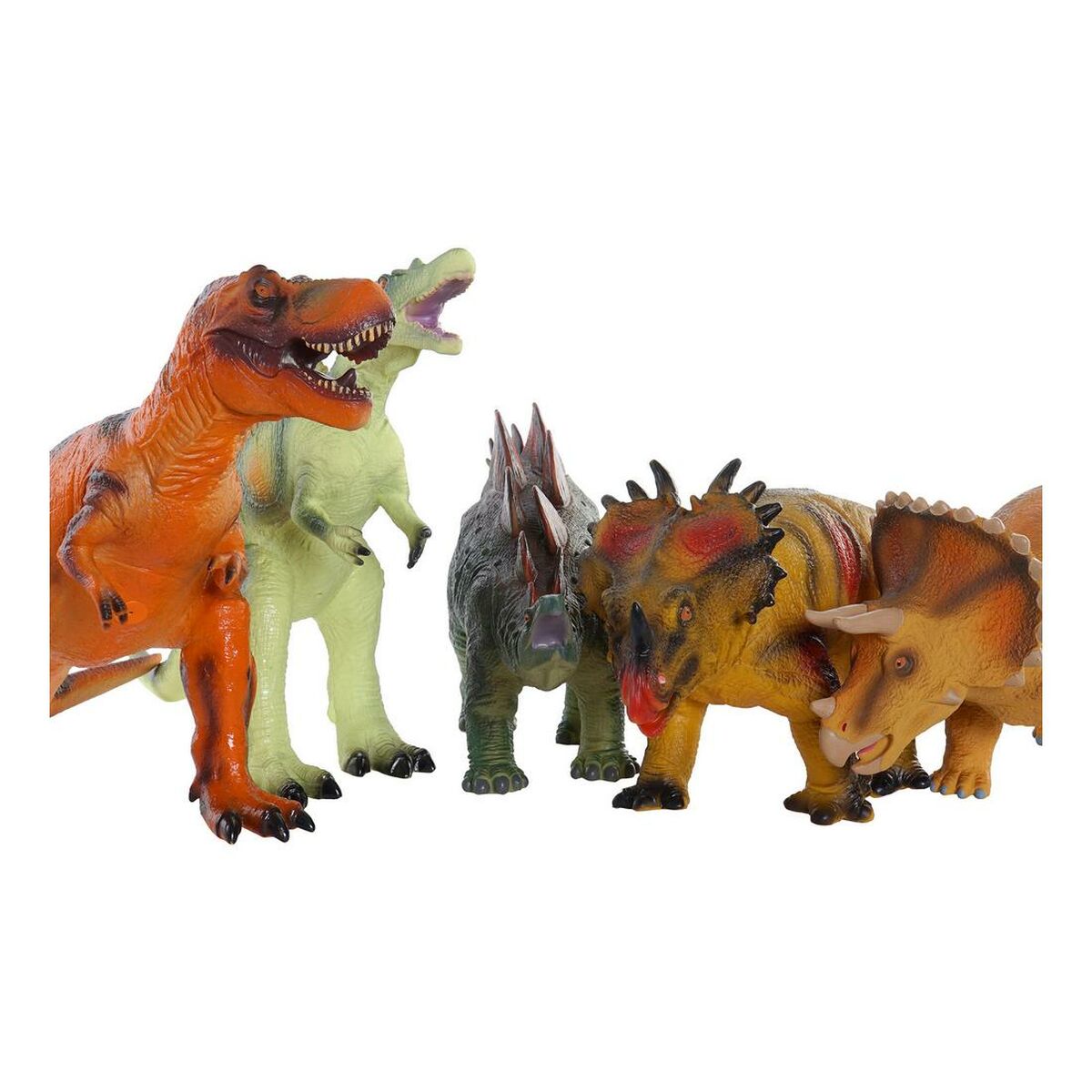 Dinossauro DKD Home Decor 6 Unidades 48 x 23 x 34,5 cm Macio - EcoNest