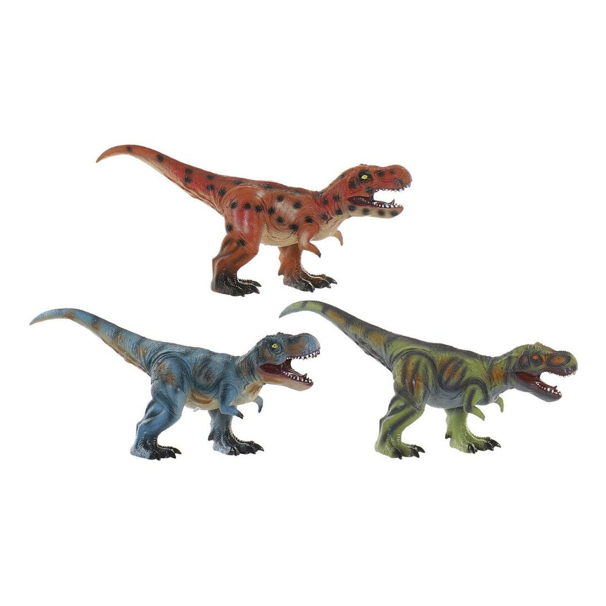 Dinossauro DKD Home Decor 3 Unidades 12 Unidades 60 x 17 x 28 cm Macio - EcoNest