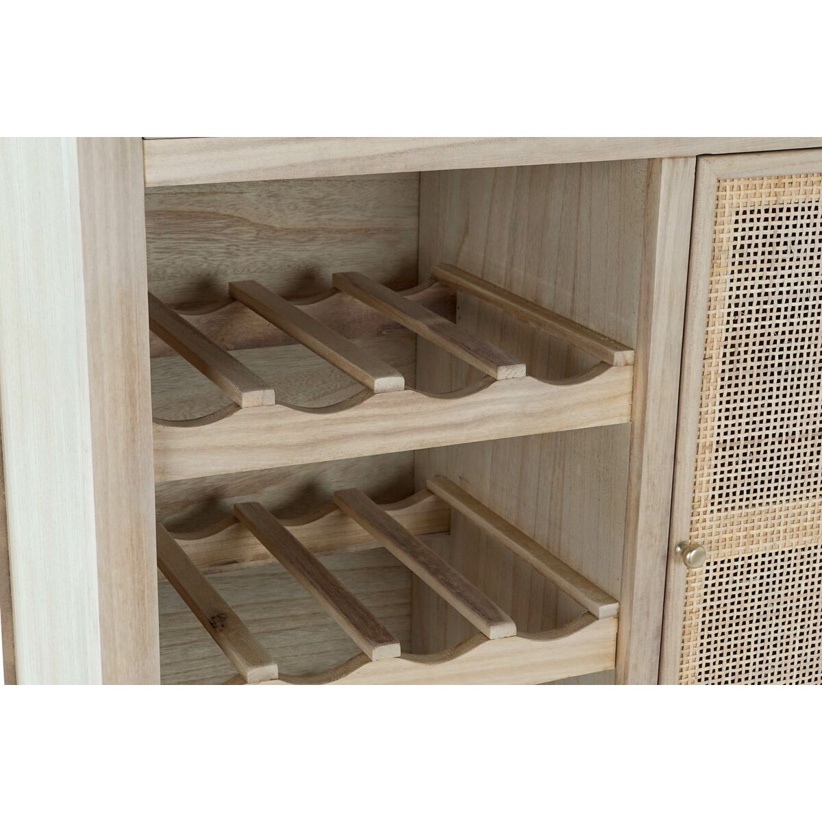 Suporte para garrafas DKD Home Decor Natural 79,5 x 38 x 90 cm - EcoNest