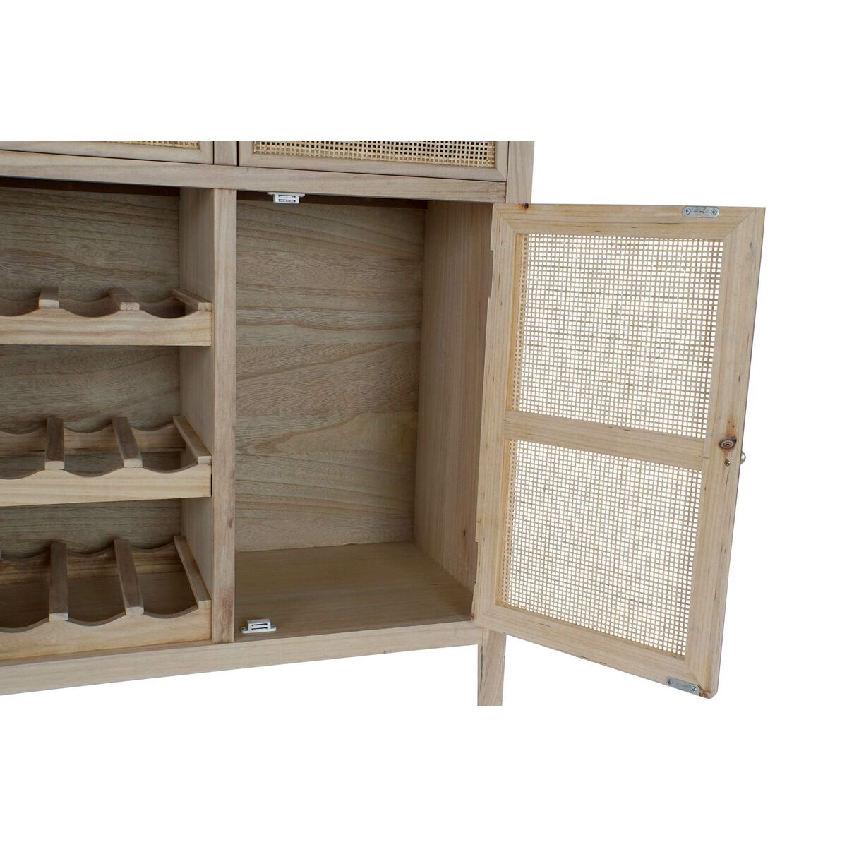 Suporte para garrafas DKD Home Decor Natural 79,5 x 38 x 90 cm - EcoNest