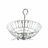 Fruteira DKD Home Decor Prateado Metal Plástico 28 x 28 x 40 cm - EcoNest