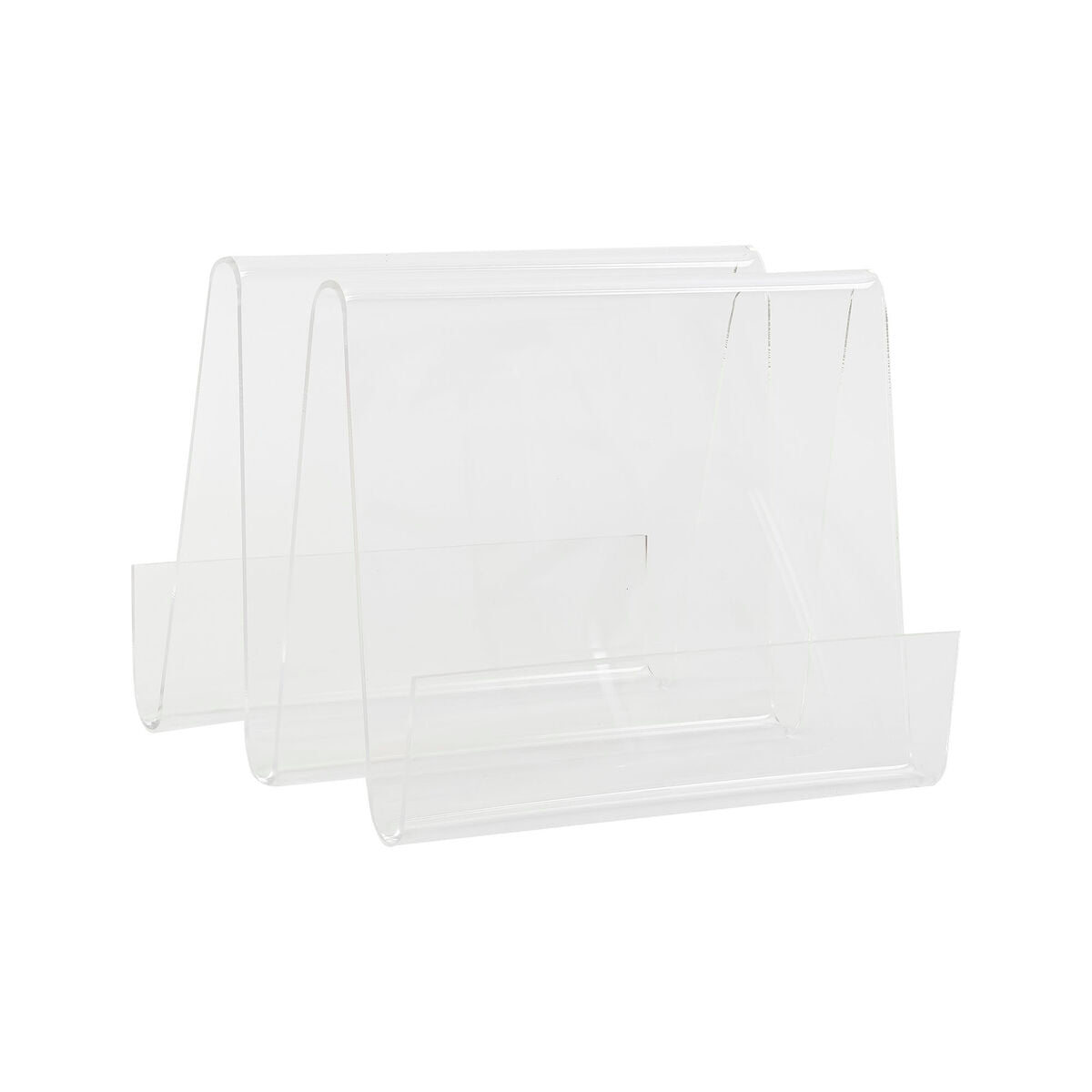 Porta-revistas DKD Home Decor Transparente Acrílico (30 x 31 x 25 cm) - EcoNest