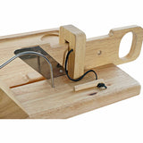 Cortador DKD Home Decor 29 x 29 x 10 cm Madeira da borracha Aço inoxidável - EcoNest