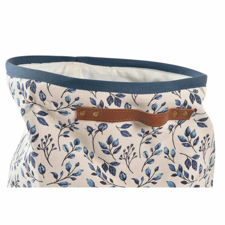 Cesto de Roupa Suja DKD Home Decor Azul Branco Plástico 30 x 30 x 40 cm - EcoNest