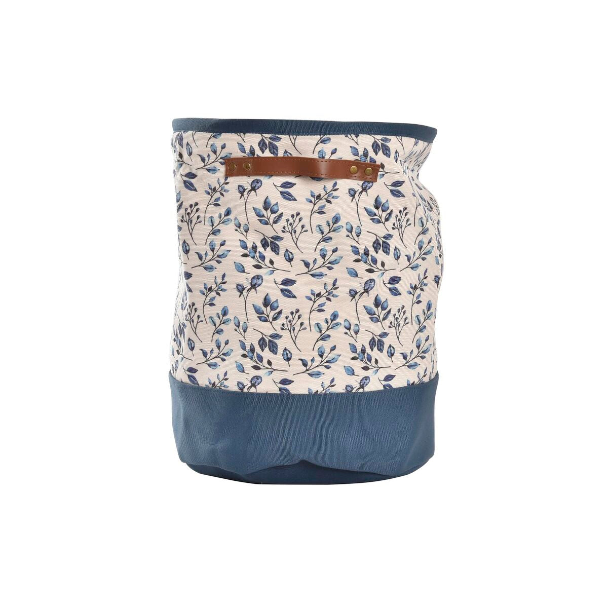 Cesto de Roupa Suja DKD Home Decor Azul Branco Plástico 30 x 30 x 40 cm - EcoNest