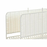 Porta-revistas DKD Home Decor Natural Metal Branco vime (36,5 x 15 x 41 cm) - EcoNest