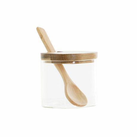 Conjunto de 3 Potes DKD Home Decor Multicolor Transparente Natural 150 ml 20,5 x 8 x 1,5 cm - EcoNest