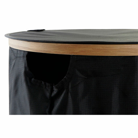 Cesto de Roupa Suja DKD Home Decor Preto Eik Feltro (44 x 44 x 57 cm) - EcoNest