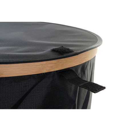 Cesto de Roupa Suja DKD Home Decor Preto Eik Feltro (44 x 44 x 57 cm) - EcoNest