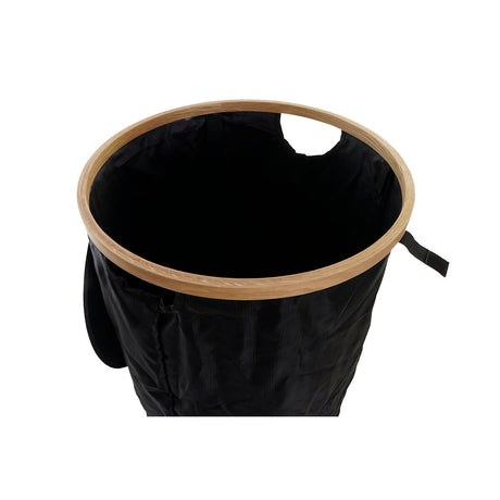 Cesto de Roupa Suja DKD Home Decor Preto Eik Feltro (44 x 44 x 57 cm) - EcoNest