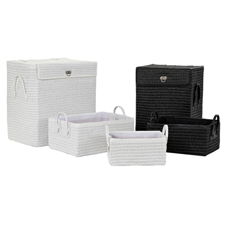 Conjunto de Cestas DKD Home Decor Polipropileno (42 x 33 x 50 cm) (5 pcs) - EcoNest