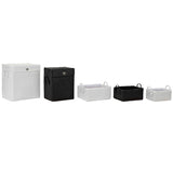 Conjunto de Cestas DKD Home Decor Polipropileno (42 x 33 x 50 cm) (5 pcs) - EcoNest