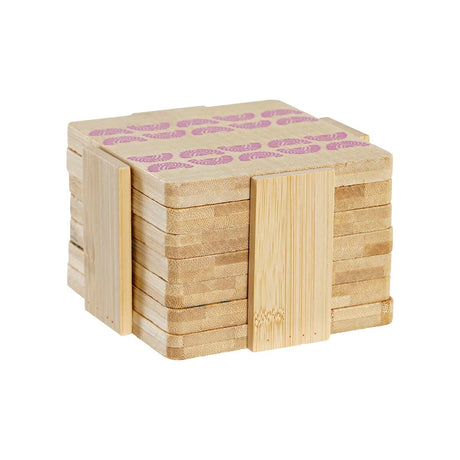 Base para Copos DKD Home Decor Africa Bambu Colonial Africano (6 pcs) - EcoNest