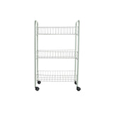 Serveertafel DKD Home Decor 40 x 26 x 62 cm Metal Verde Polipropileno - EcoNest