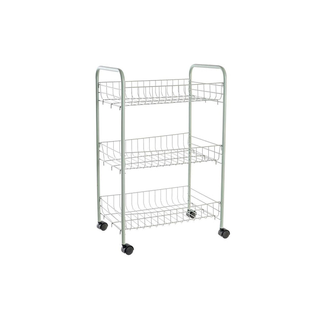 Serveertafel DKD Home Decor 40 x 26 x 62 cm Metal Verde Polipropileno - EcoNest