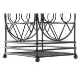 Escorredor de Talheres DKD Home Decor Preto Metal Geométrico 12 x 12 x 20 cm - EcoNest