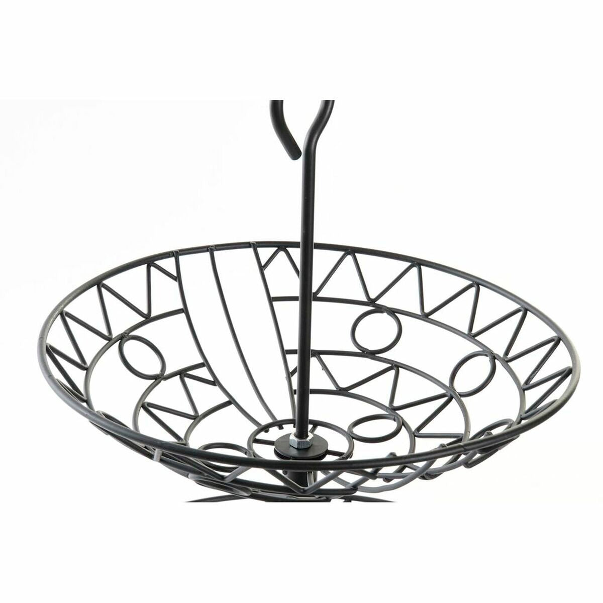 Fruteira DKD Home Decor Preto Metal 28 x 28 x 40 cm - EcoNest