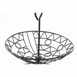 Fruteira DKD Home Decor Preto Metal 28 x 28 x 40 cm - EcoNest