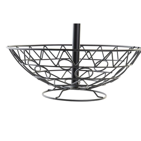 Fruteira DKD Home Decor Preto Metal 28 x 28 x 40 cm - EcoNest