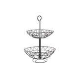 Fruteira DKD Home Decor Preto Metal 28 x 28 x 40 cm - EcoNest
