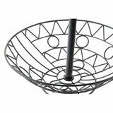 Fruteira DKD Home Decor 28 x 28 x 58 cm Preto Metal - EcoNest
