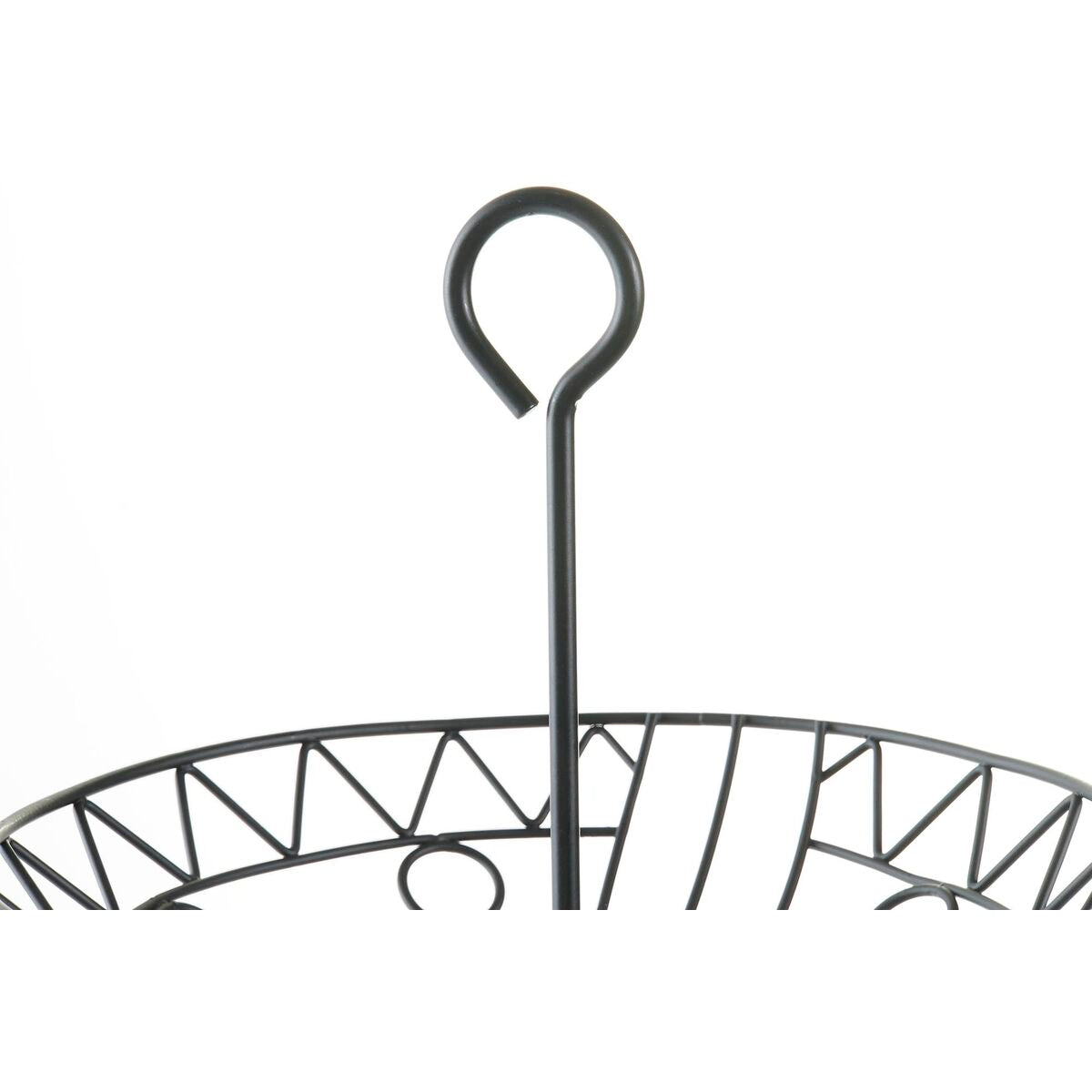 Fruteira DKD Home Decor 28 x 28 x 58 cm Preto Metal - EcoNest
