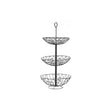 Fruteira DKD Home Decor 28 x 28 x 58 cm Preto Metal - EcoNest