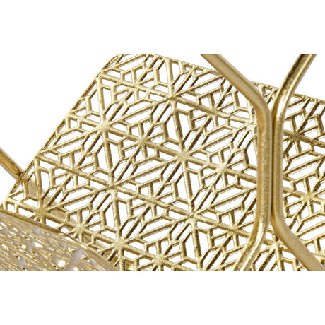 Porta-revistas DKD Home Decor Espelho Dourado Metal (45 x 45 x 55 cm) - EcoNest
