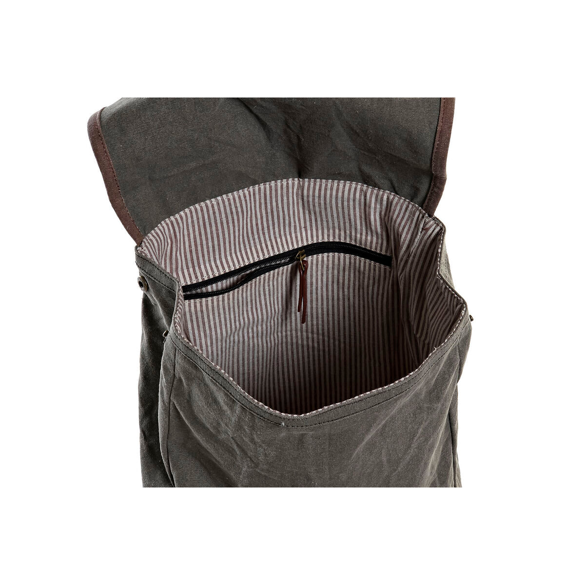 Mochila Casual DKD Home Decor Canvas Bicicleta Cinzento Castanho (33 x 12 x 47 cm) - EcoNest