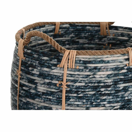 Conjunto de Cestas DKD Home Decor Branco Preto Plástico Boho 56 x 56 x 60 cm 52 x 52 x 60 cm - EcoNest