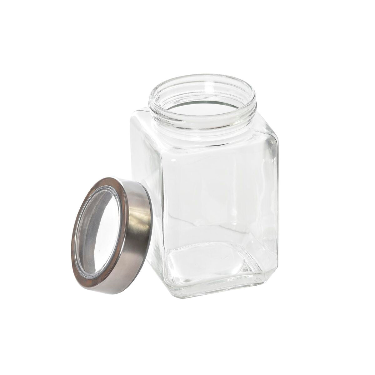 Conjunto de 3 Potes DKD Home Decor 750 ml 8,5 x 8,5 x 18 cm - EcoNest