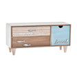 Guarda-Joias DKD Home Decor 34 x 13 x 16 cm Madeira Castanho Turquesa - EcoNest