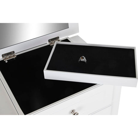 Suporte para Jóias DKD Home Decor Espelho MDF Romântico (37 x 27 x 90 cm) - EcoNest