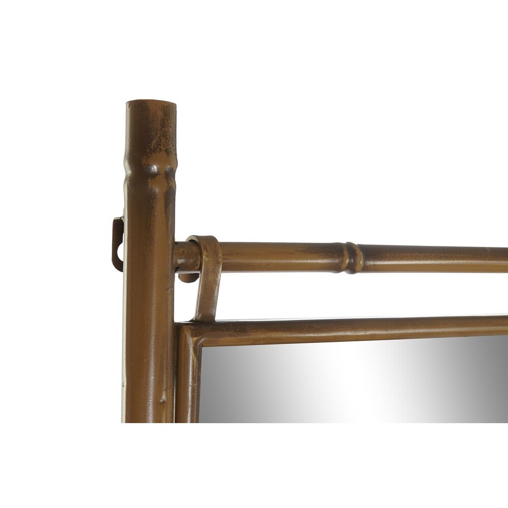 Toalheiro de Pé DKD Home Decor Espelho Metal Mostarda (55 x 3 x 190 cm) - EcoNest