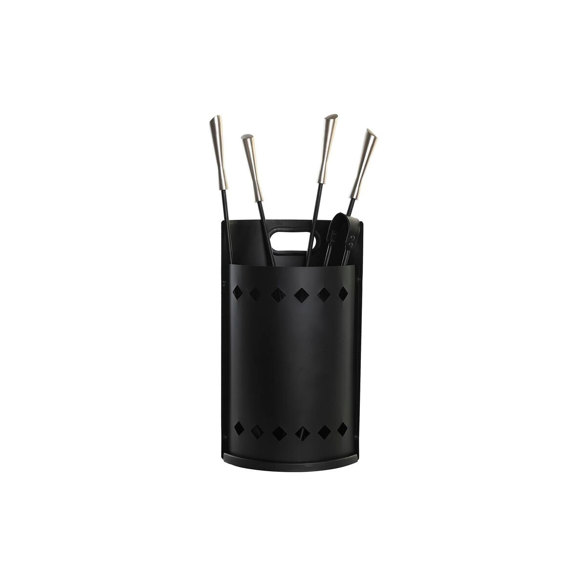 Utensílios para a Lareira DKD Home Decor Aço inoxidável Aço (4 Peças) - EcoNest