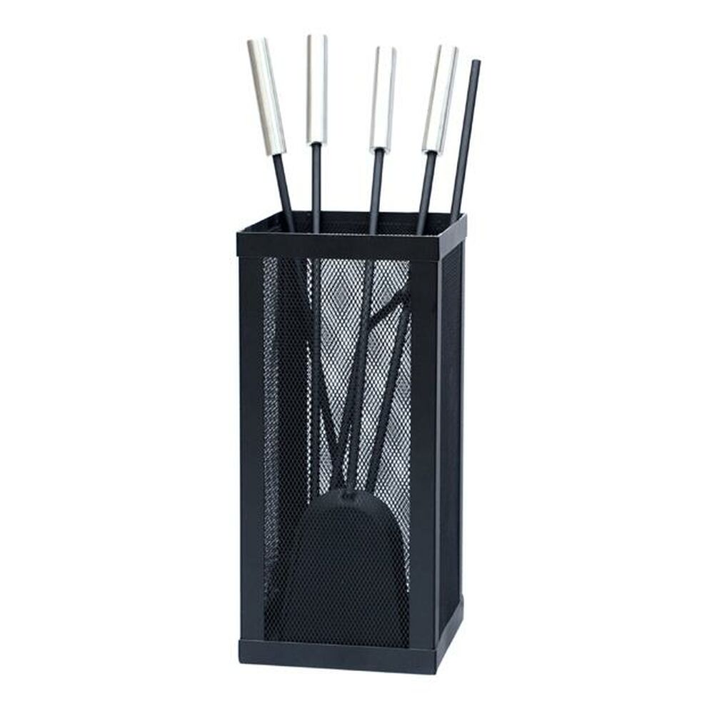 Utensílios para a Lareira DKD Home Decor Aço inoxidável (16 x 16 x 50 cm) (4 Peças) - EcoNest