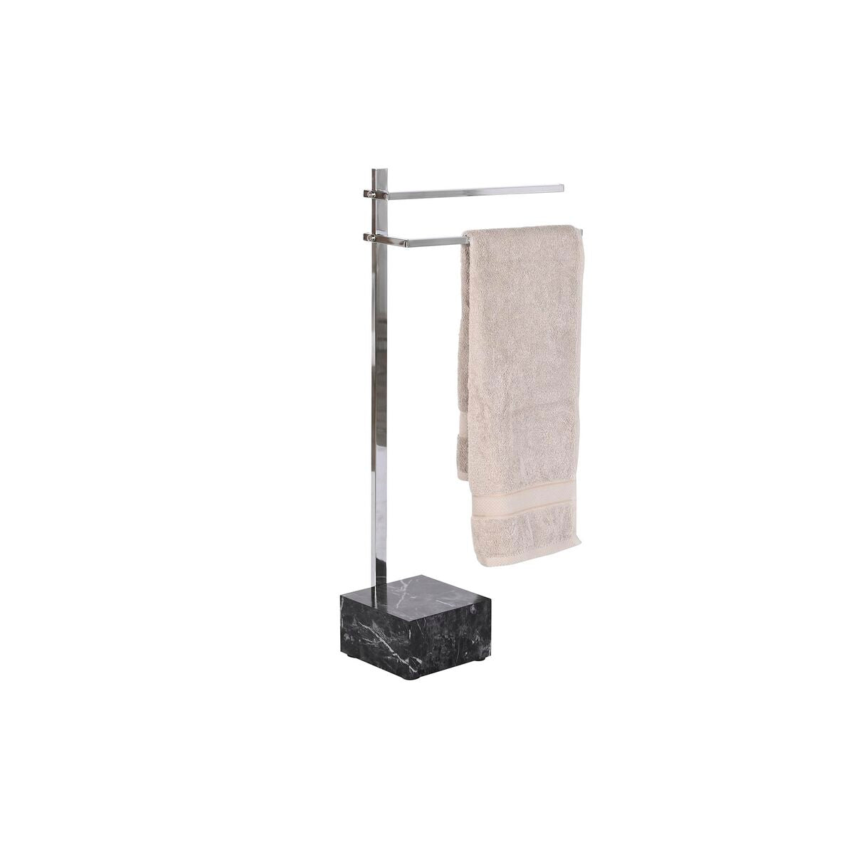 Toalheiro de Pé DKD Home Decor Prateado MDF Aço (45 x 21 x 80 cm) - EcoNest