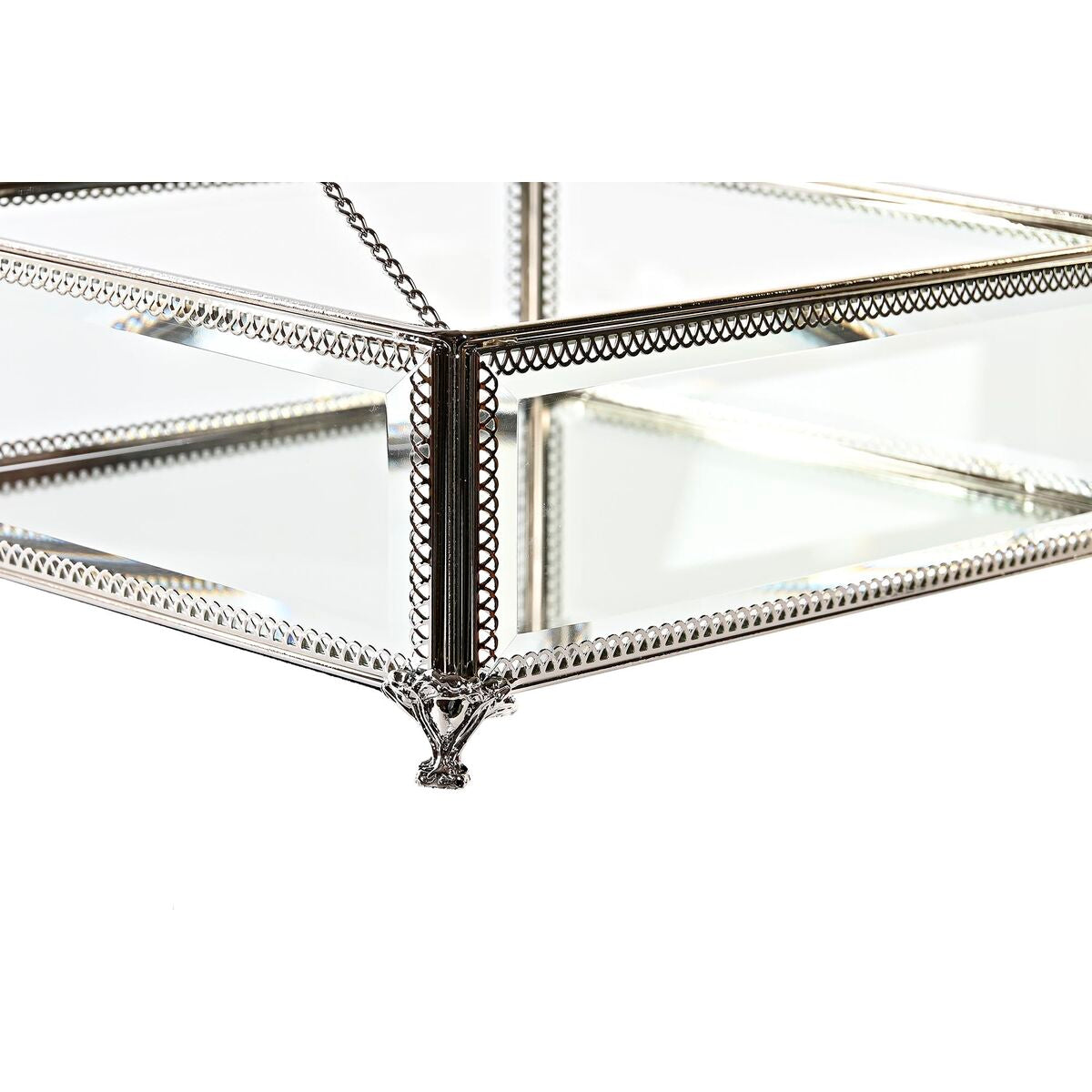 Guarda-Joias DKD Home Decor Cristal Metal (25 x 21 x 10 cm) - EcoNest