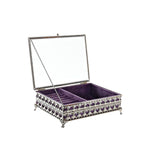 Guarda-Joias DKD Home Decor Cristal Metal (24 x 18 x 7 cm) - EcoNest
