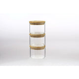 Conjunto de 3 Potes DKD Home Decor 10 x 10 x 7,5 cm - EcoNest