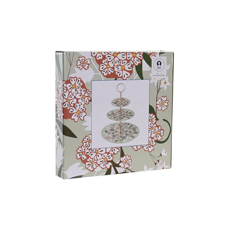 Fruteira DKD Home Decor Verde Bege Metal Porcelana 27 x 27 x 34 cm - EcoNest