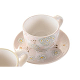 Conjunto de Chávenas de Café DKD Home Decor Bege Metal Verde Dolomite (180 ml) (6 Peças) - EcoNest