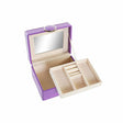 Guarda-Joias DKD Home Decor 23 x 17 x 10 cm Lilás Poliuretano Madeira MDF - EcoNest