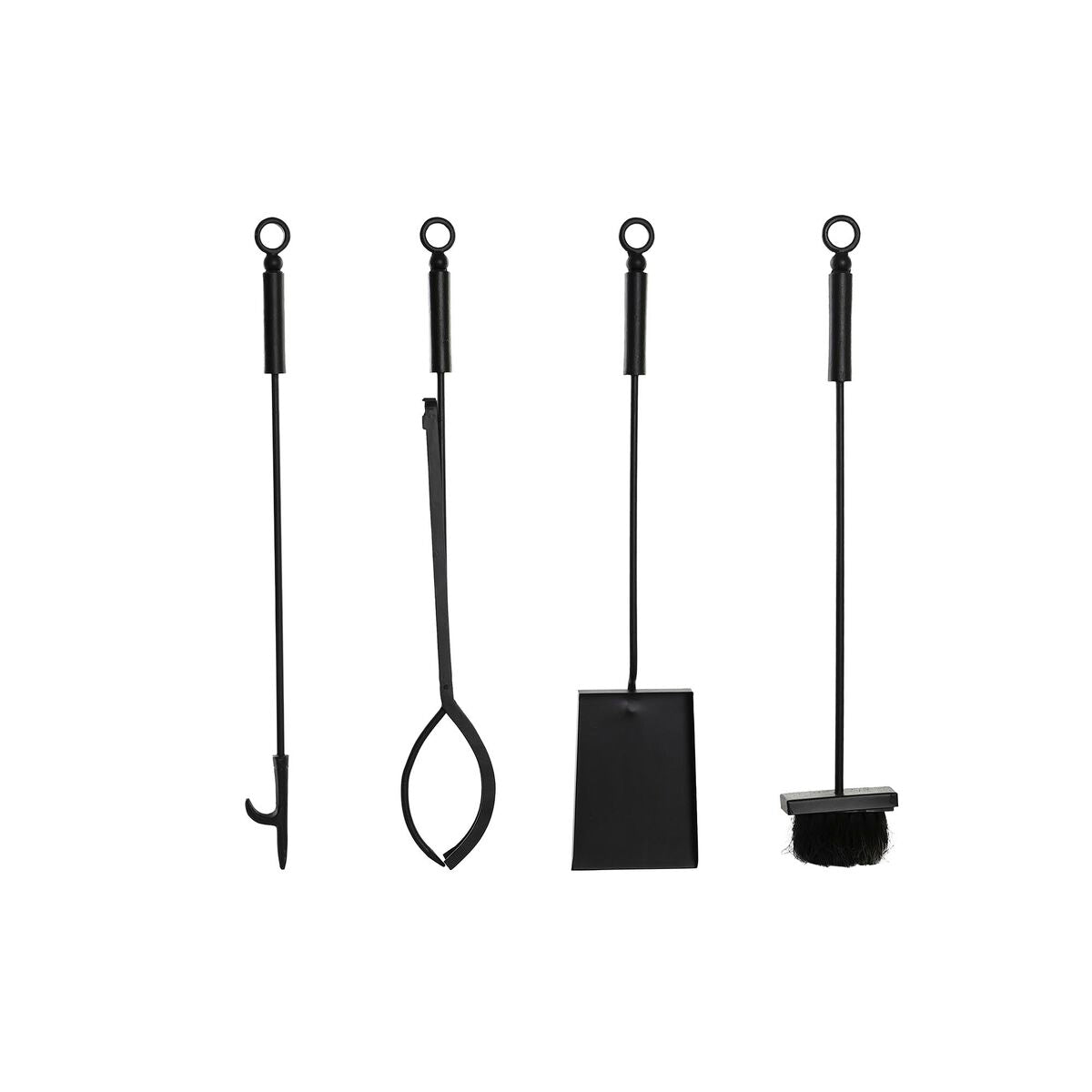Utensílios para a Lareira DKD Home Decor Aço (19 x 19 x 70 cm) - EcoNest