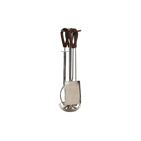 Utensílios para a Lareira DKD Home Decor Aço inoxidável Alumínio (15 x 15 x 62 cm) - EcoNest