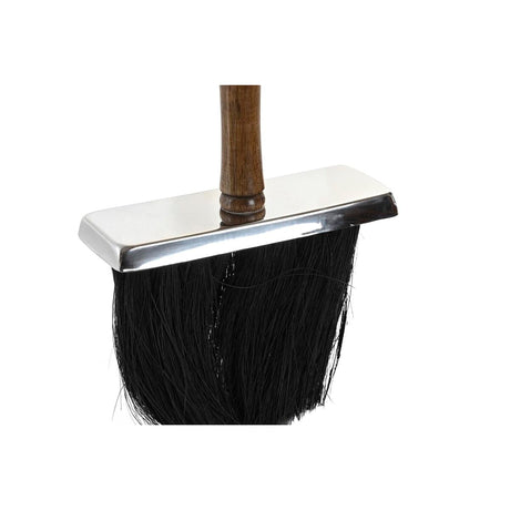 Utensílios para a Lareira DKD Home Decor Aço inoxidável Madeira de mangueira 24 x 21 x 26 cm - EcoNest