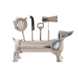 Conjunto de Cocktail DKD Home Decor 37 x 9 x 18 cm Prateado Aço inoxidável - EcoNest