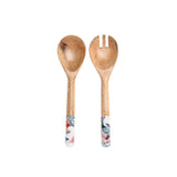 Conjunto de Utensílios de Cozinha DKD Home Decor 6 x 2 x 32 cm 7 x 2 x 28 cm Madeira de mangueira - EcoNest