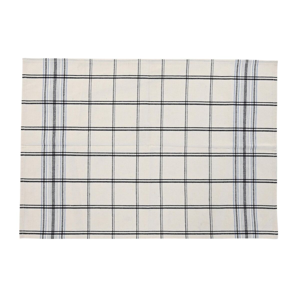 Avental com Bolso DKD Home Decor 70 x 1 x 85 cm Preto Bege Azul Algodão - EcoNest